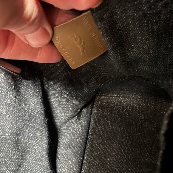 Longchamp Roseau beautiful croc embossed - Picture 7 of 9